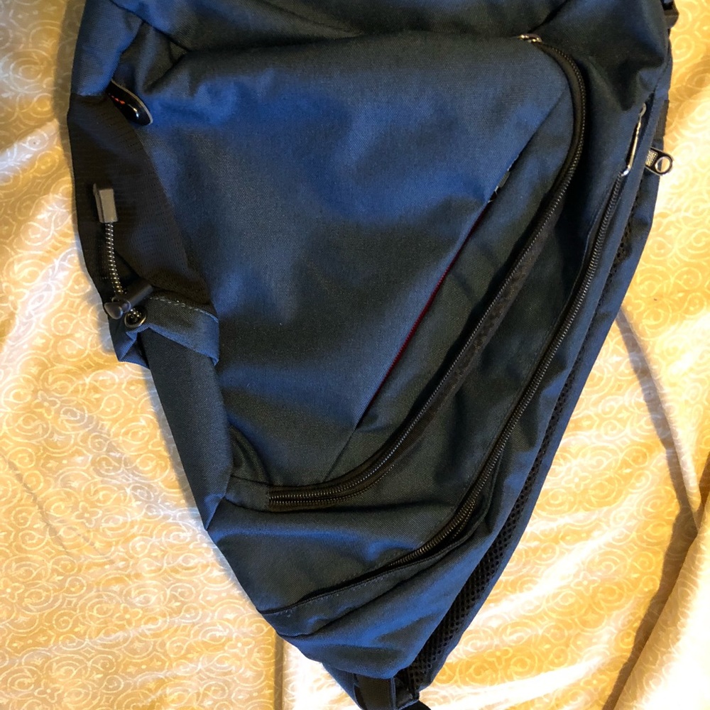 Over the shoulder backpack